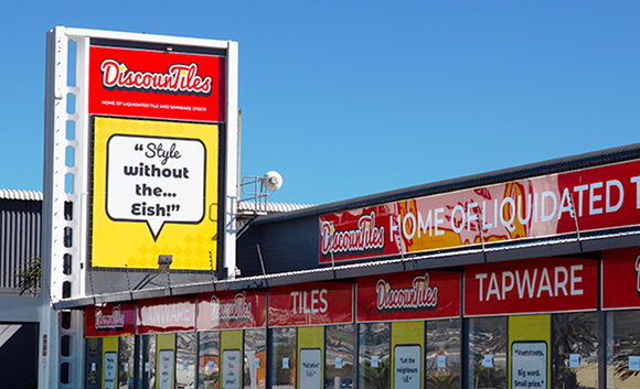 Discountiles store exterior